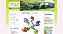 Desktop Screenshot of mairie-trevoux.fr